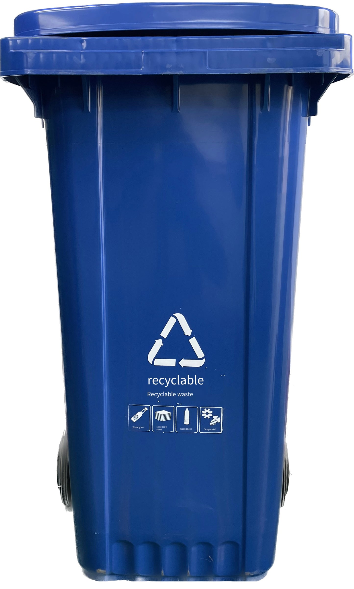 he capacity of a 240L trash bin is 240 liters. This relatively large capacity makes it suitable for use in places where a large amount of garbage is generated, such as schools, hospitals, shopping malls, factories, and community garbage collection points.